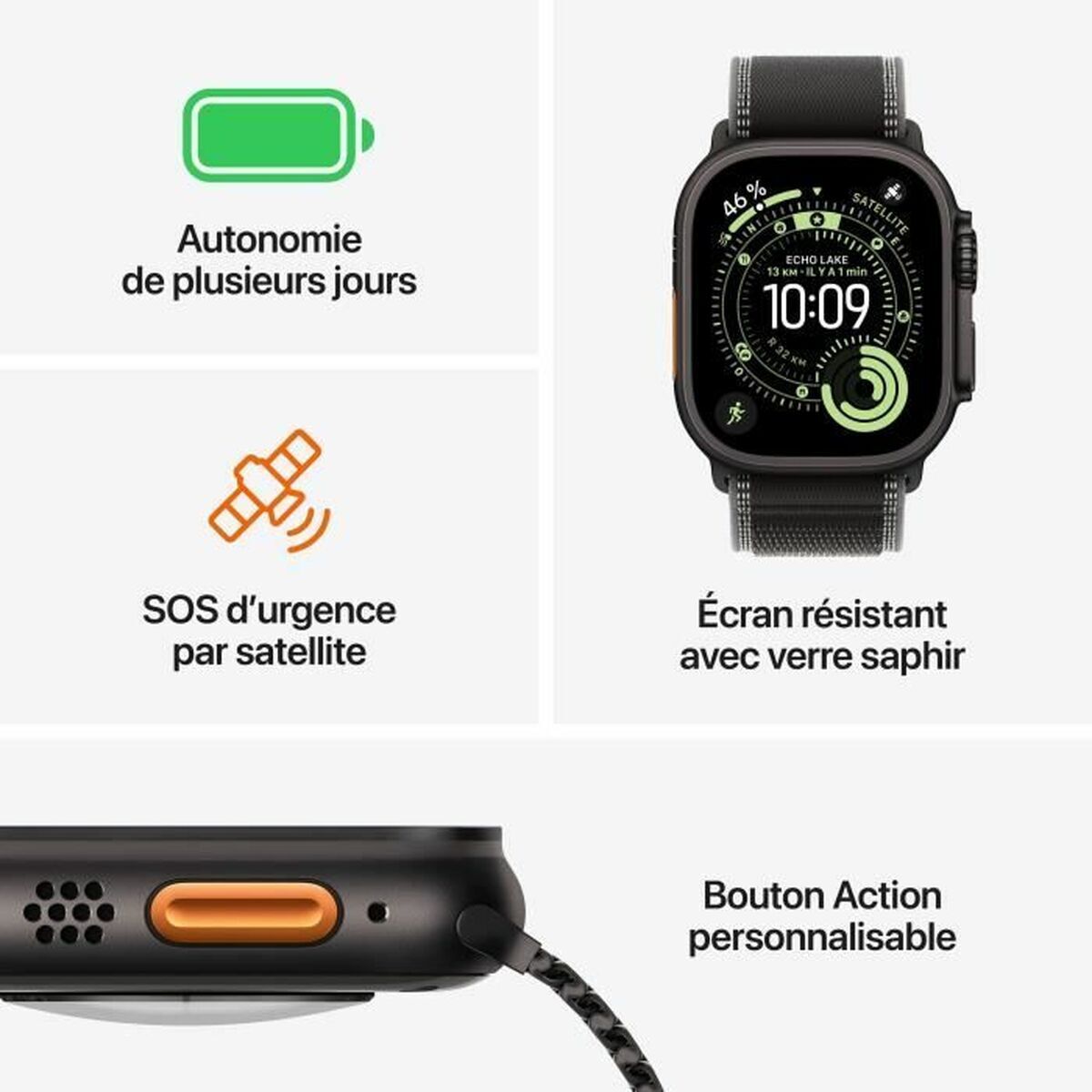 Smartwatch Apple Apple Watch Ultra 3 Grey 49 mm