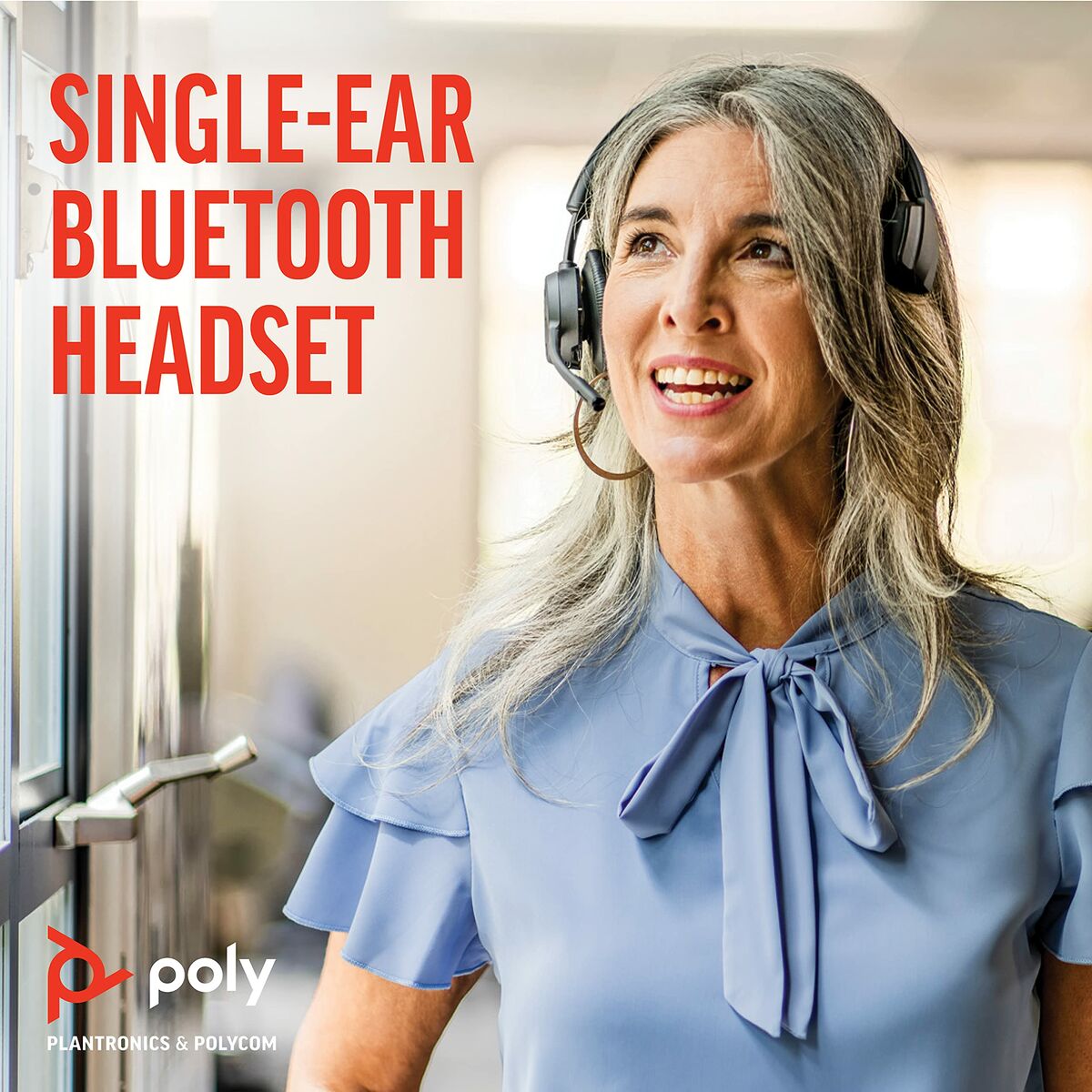 Headphones Poly 77Y97AA Black