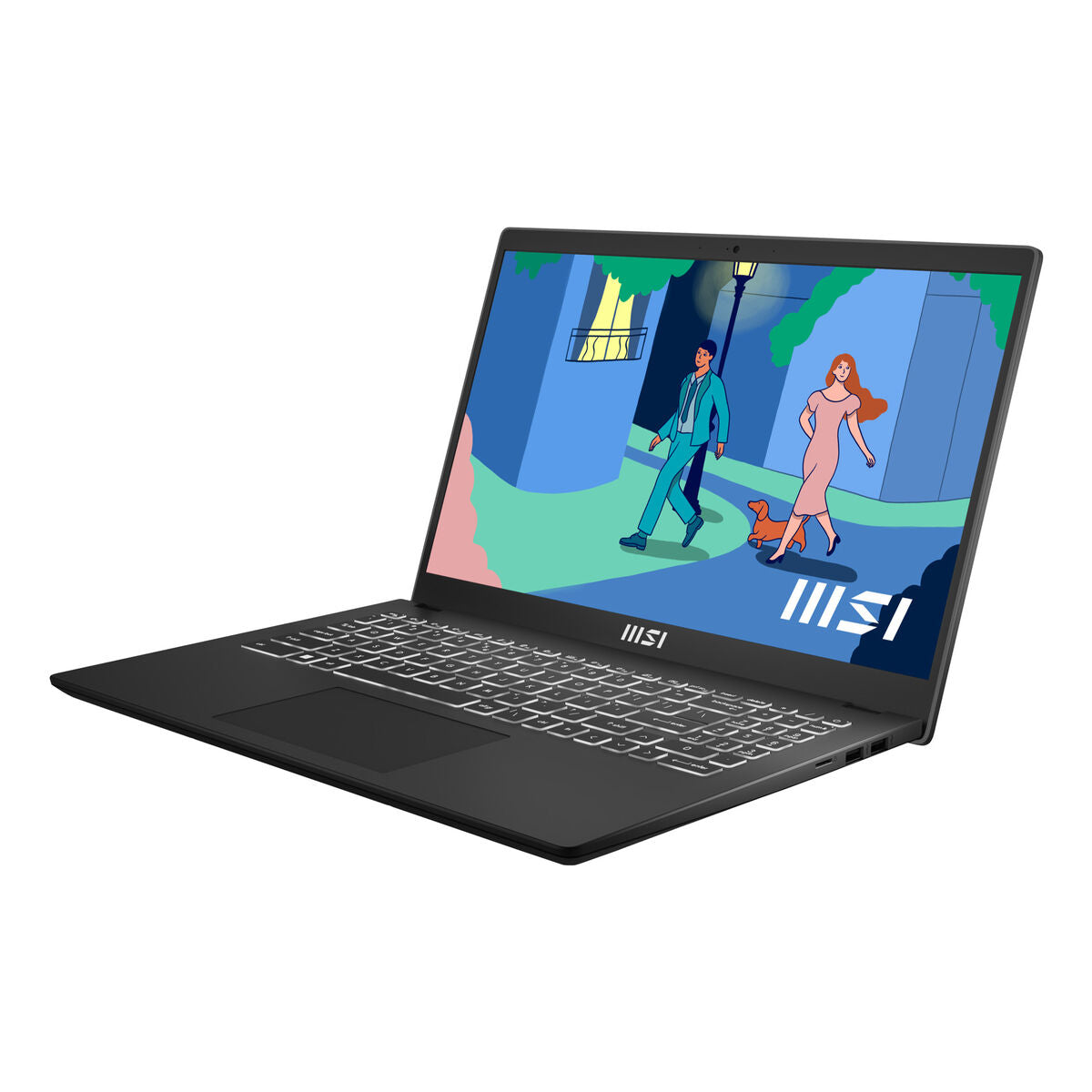 Laptop MSI 9S7-15HK12-440 15,6" 16 GB RAM 512 GB 512 GB SSD Spanish Qwerty AZERTY