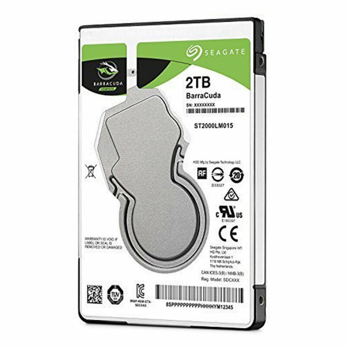 Hard Drive Seagate ST2000LM015 2 TB 5400 rpm 2.5"