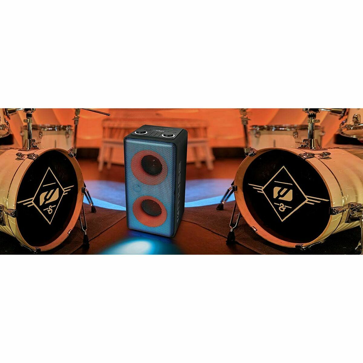Speakers Muse M1808DJ 150W White Black 150 W