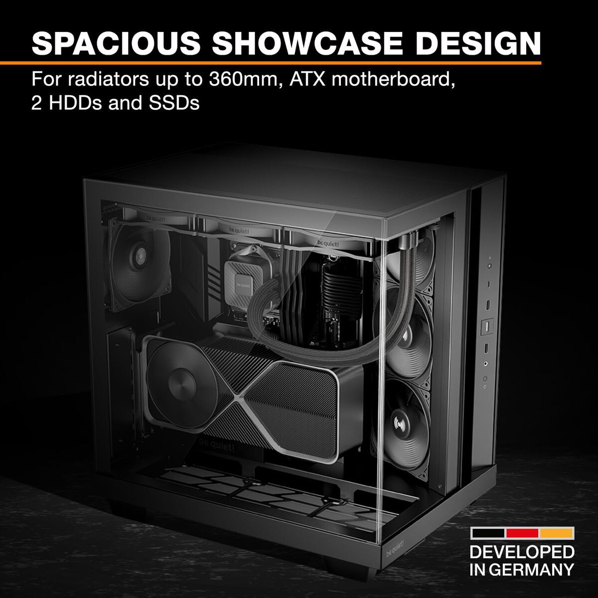 ATX Semi-tower Box Be Quiet! BGW83 Black