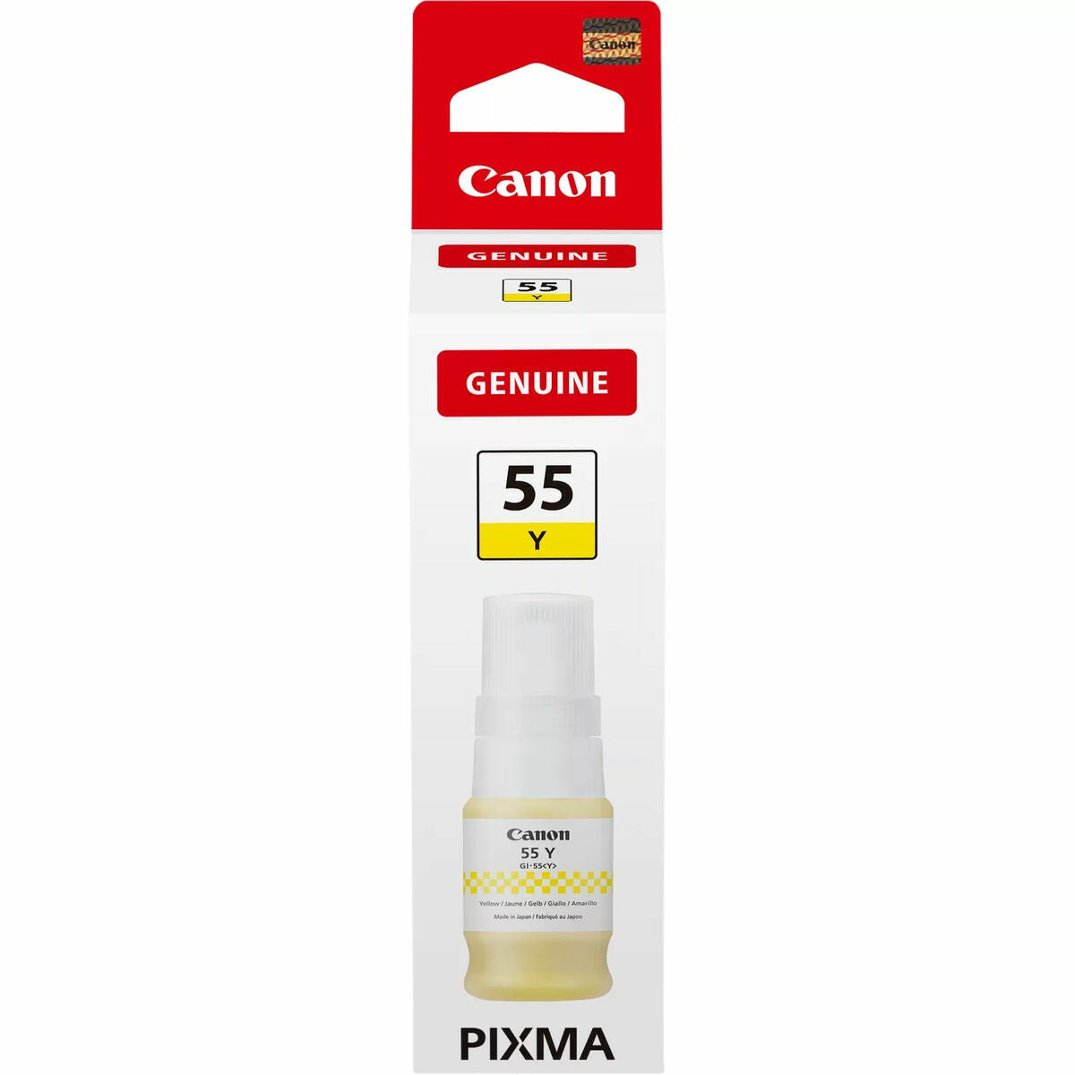 Original Ink Cartridge Canon GI-55 Y Yellow (1 Unit)