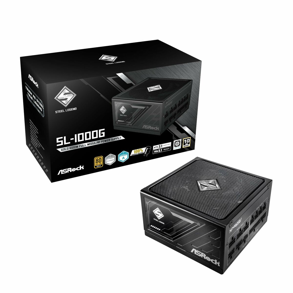 Power supply ASRock 90-UXS100-GFEAAA 1000 W 80 Plus Gold