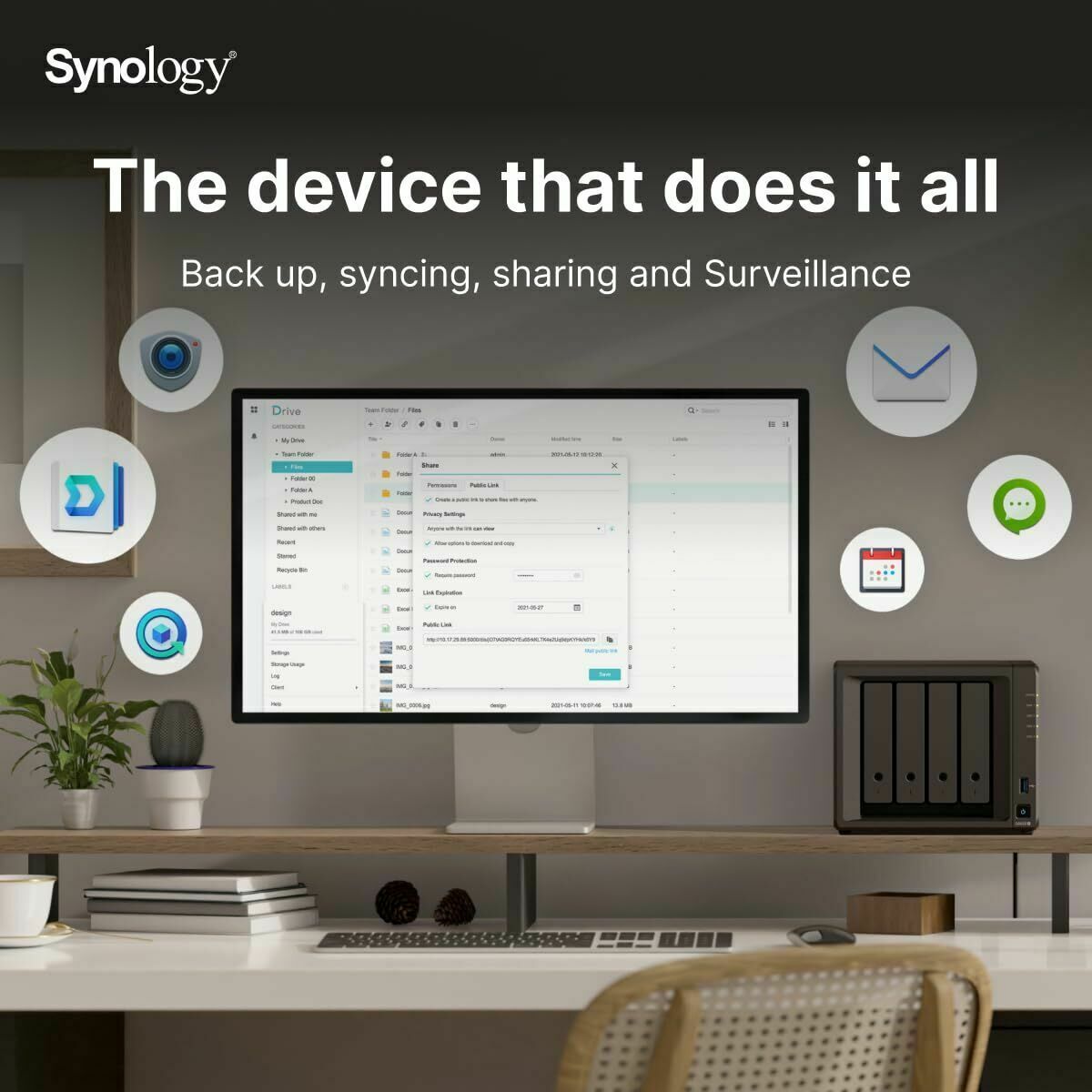 NAS Network Storage Synology DS925+ Quad Core