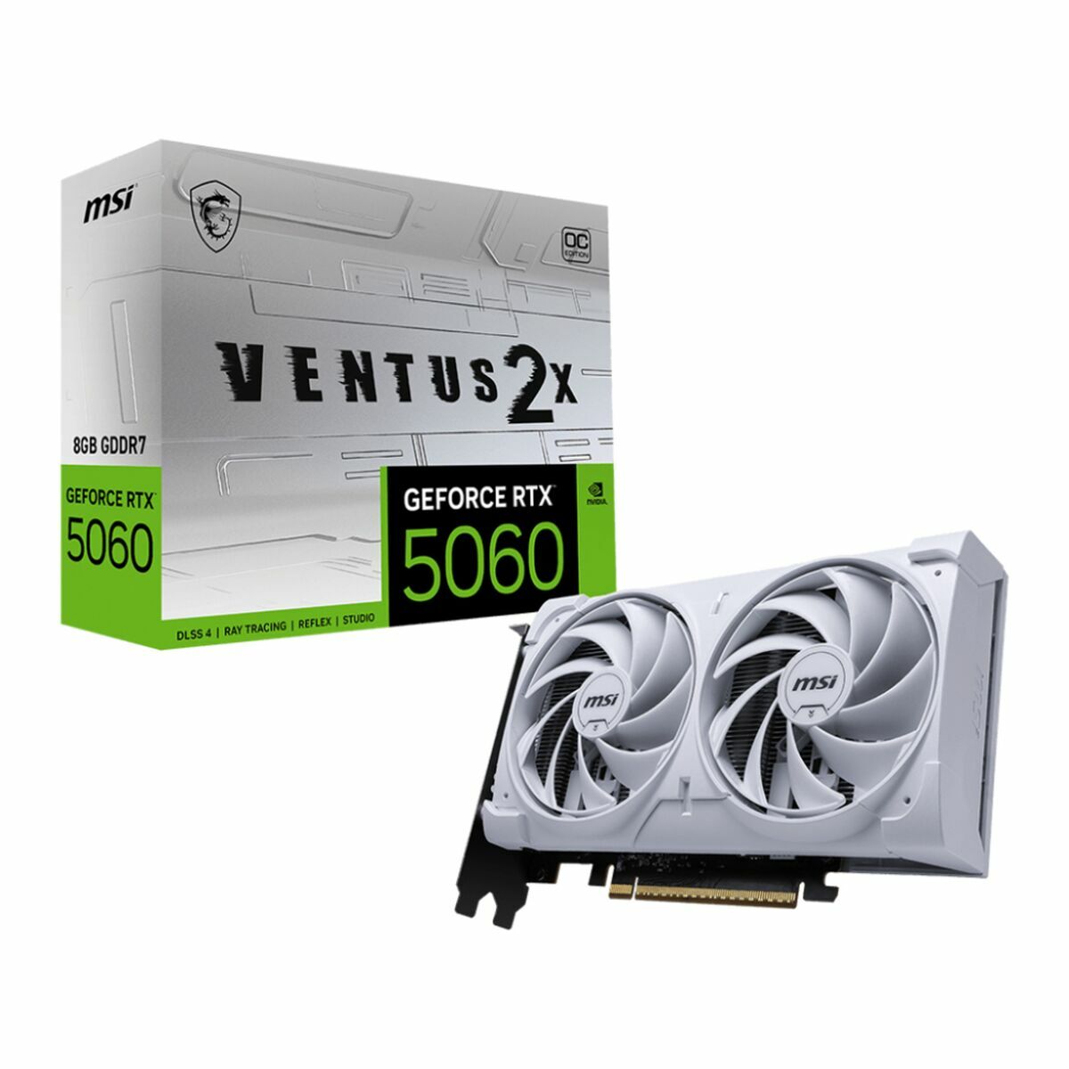 Graphics card MSI 912-V537-003 GEFORCE RTX 5060 8 GB GDDR7