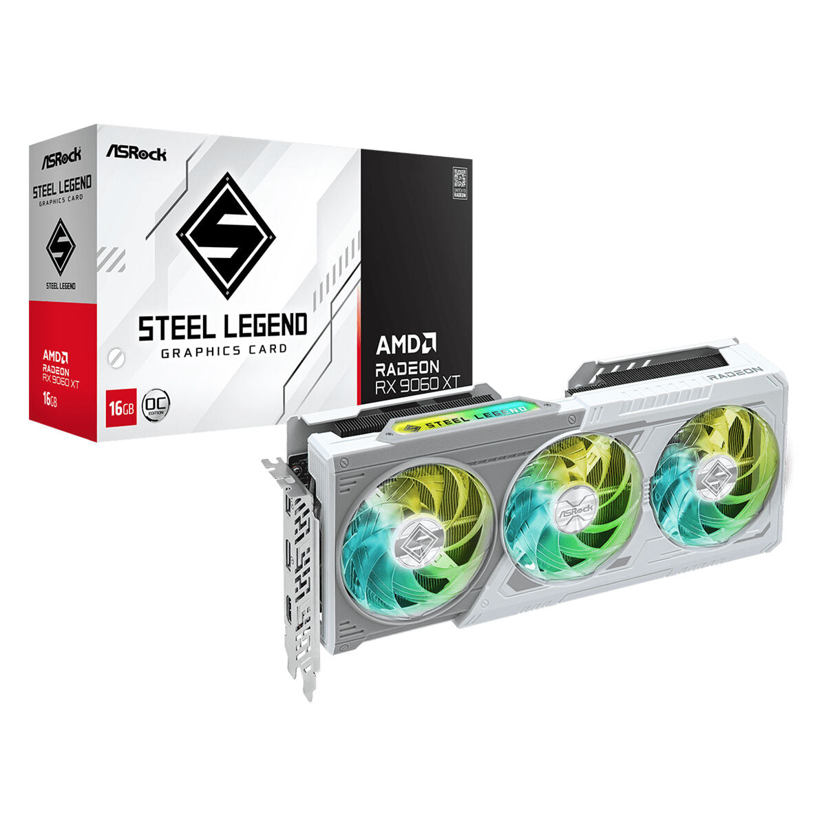 Graphics card ASRock RX9060XT SL 16GO GDDR6 RADEON RX 9060 XT 16 GB