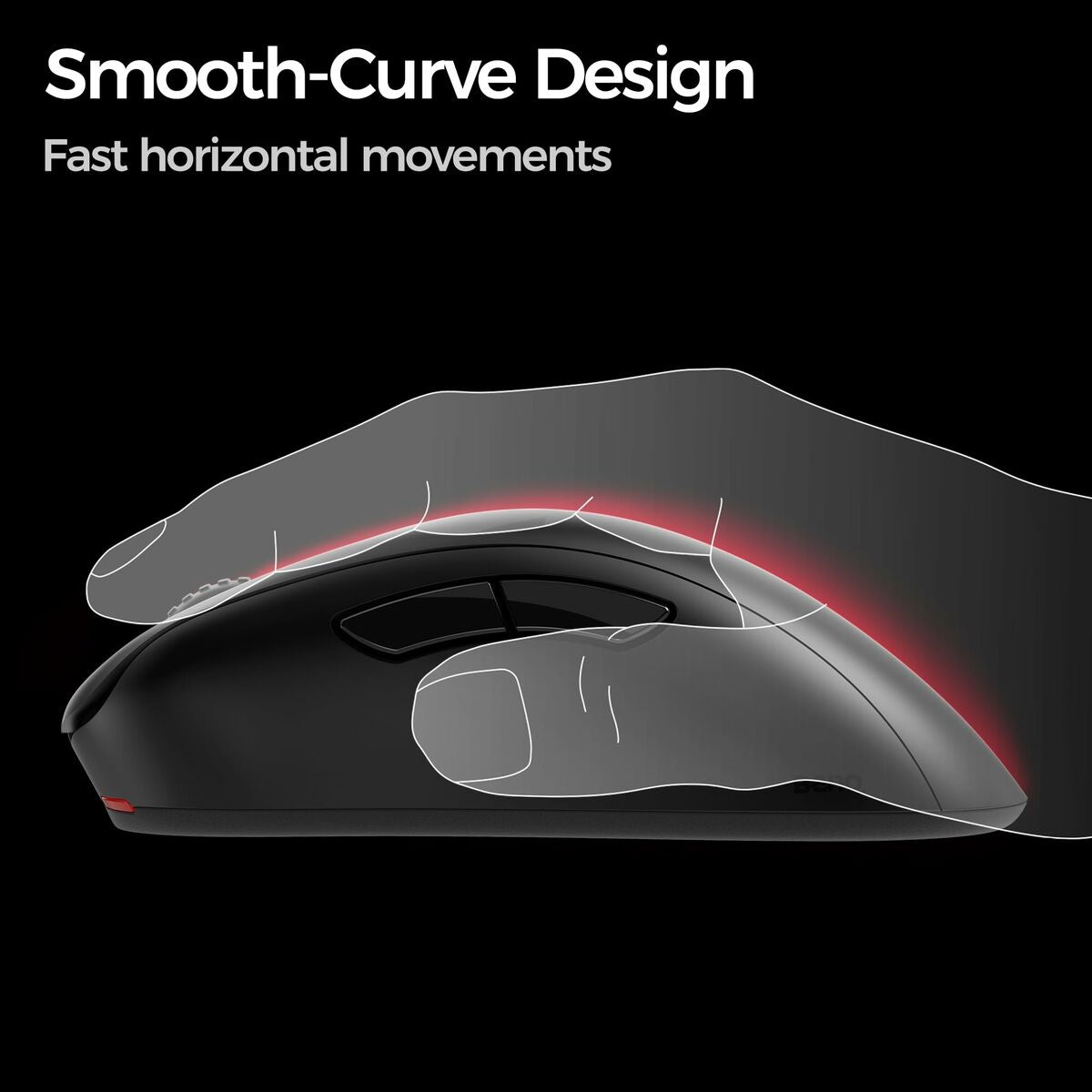 Mouse Zowie 9H.N4WBE.A2E Black 3200 DPI