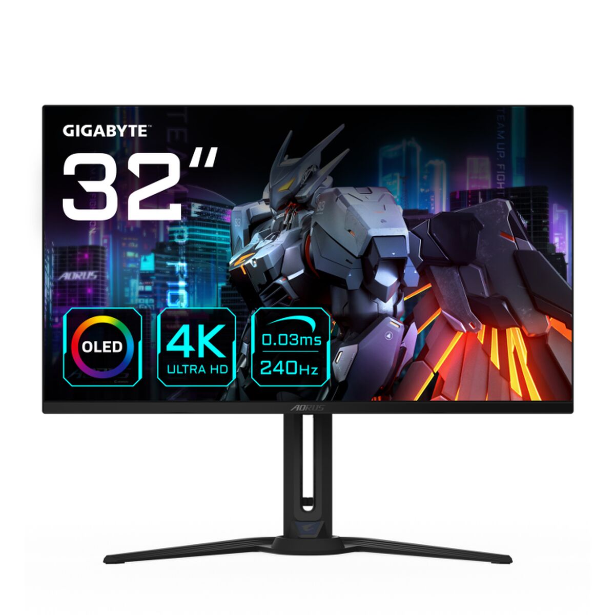 Monitor Aorus 20VM0-FO32U2BA-1EKR 4K Ultra HD 31,5"