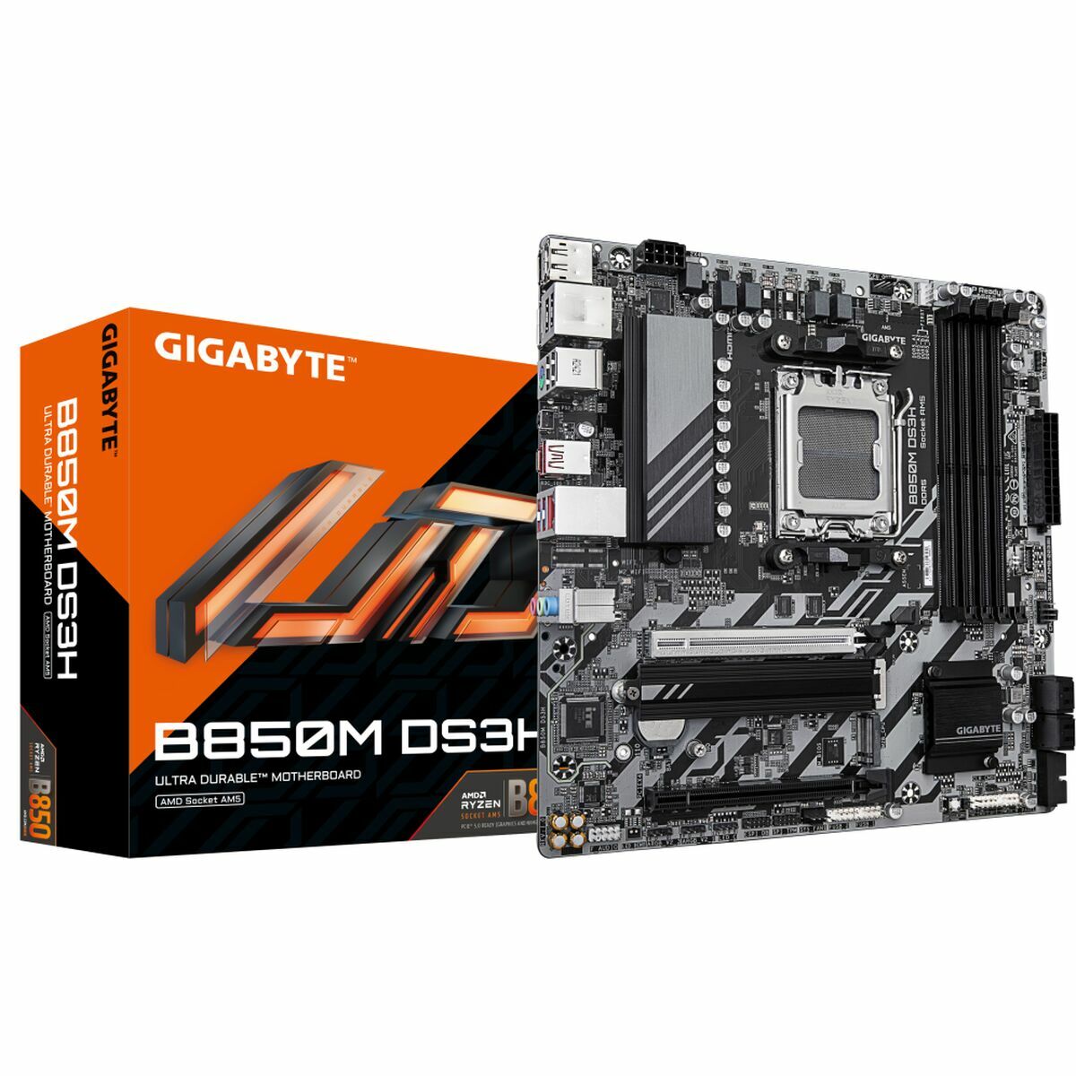 Mobile cover Gigabyte B850M DS3H Brown