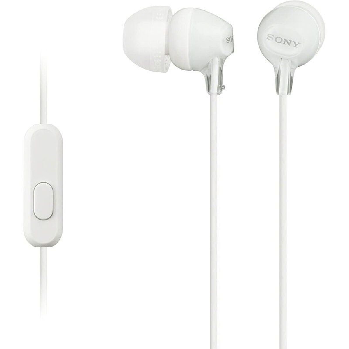 Headphones with Microphone Sony MDR-EX155AP in-ear White