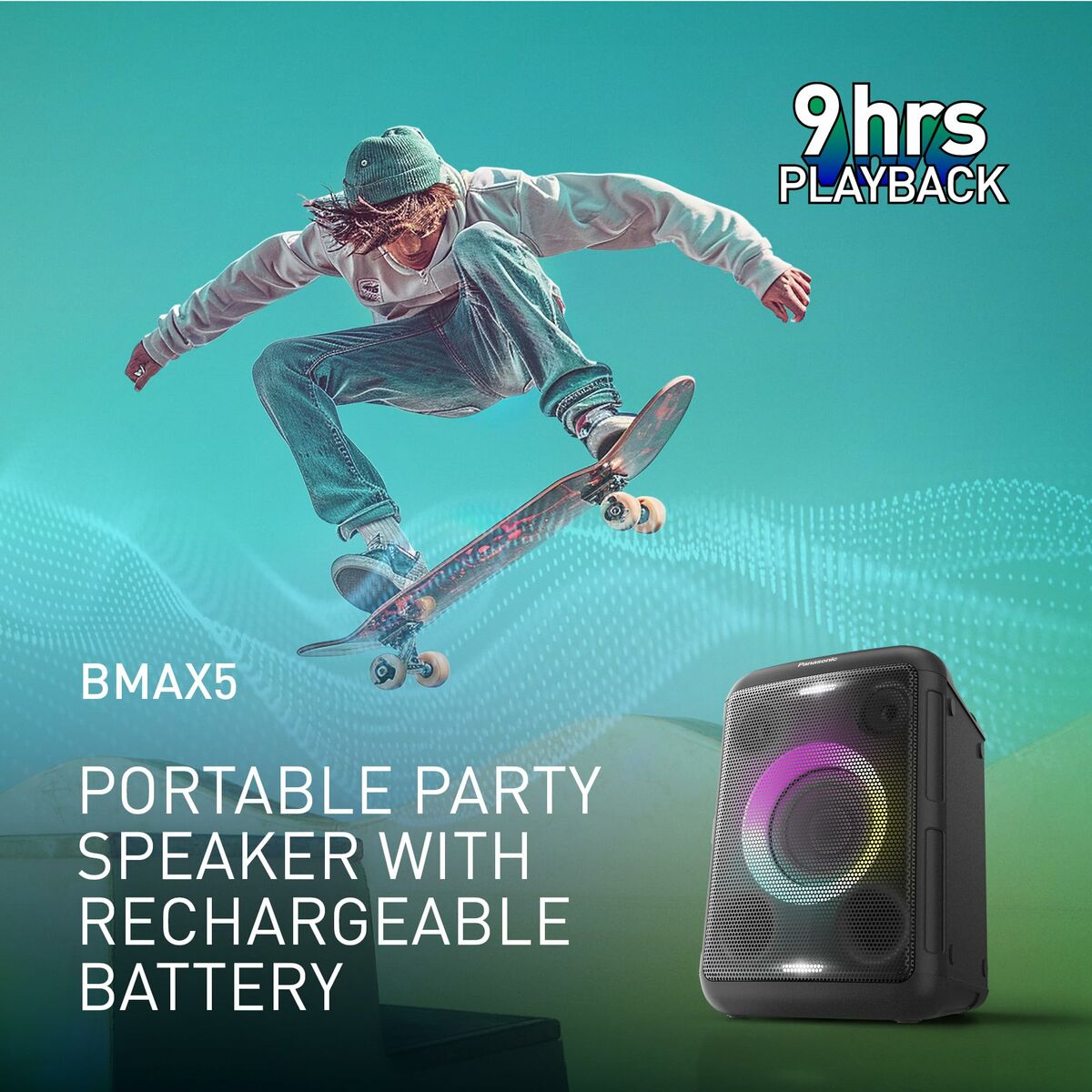 Portable Speaker Panasonic SCBMAX5EK 75W