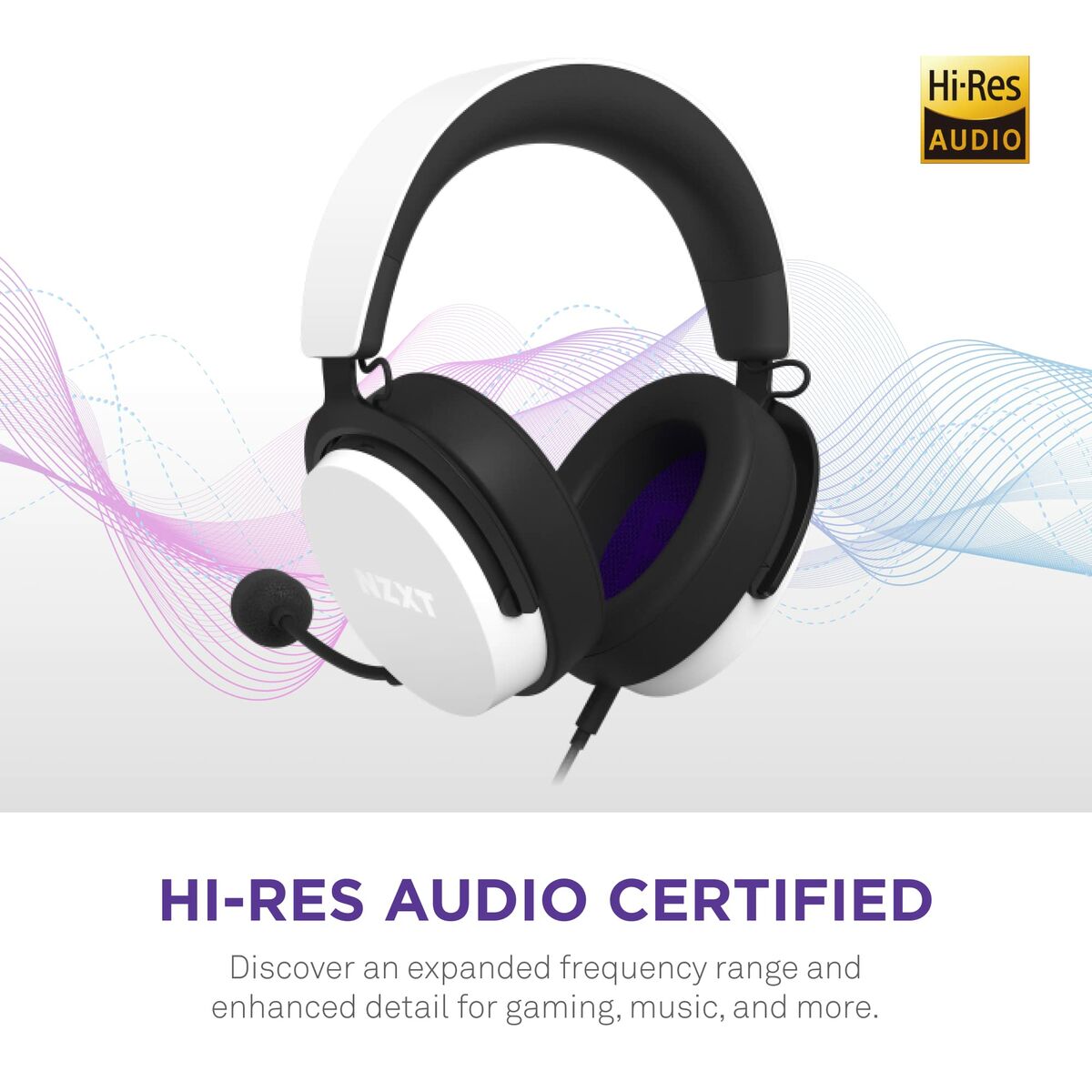 Headphones NZXT AP-WCB40-W2 White