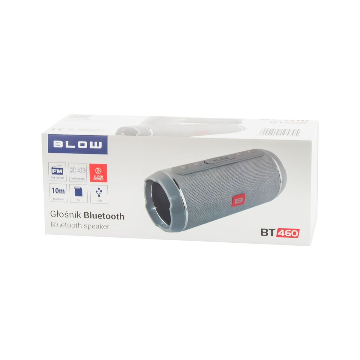 Portable Bluetooth Speakers Blow BT460 Grey Light grey