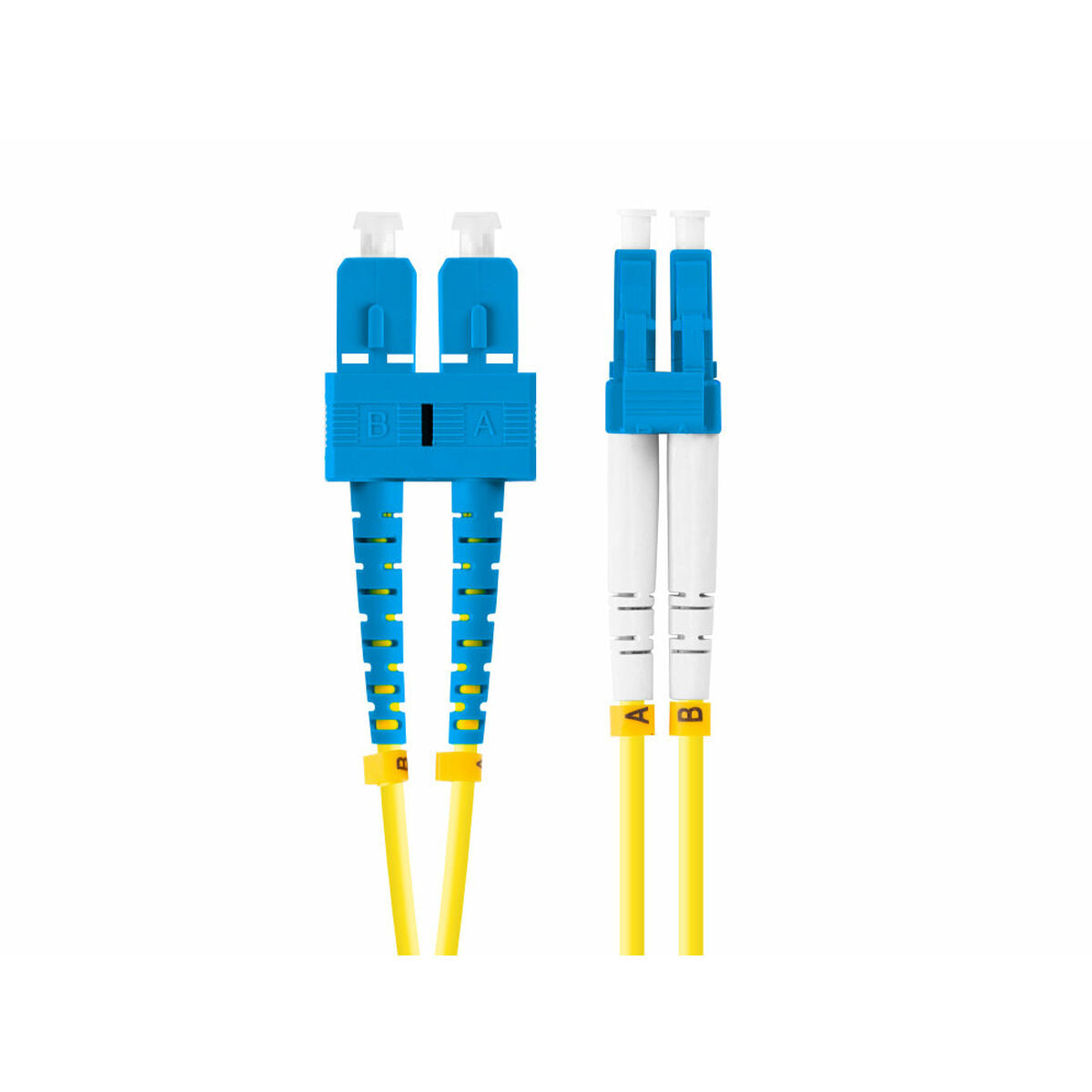 Hose Lanberg G657A1 Yellow 5 m Duplex