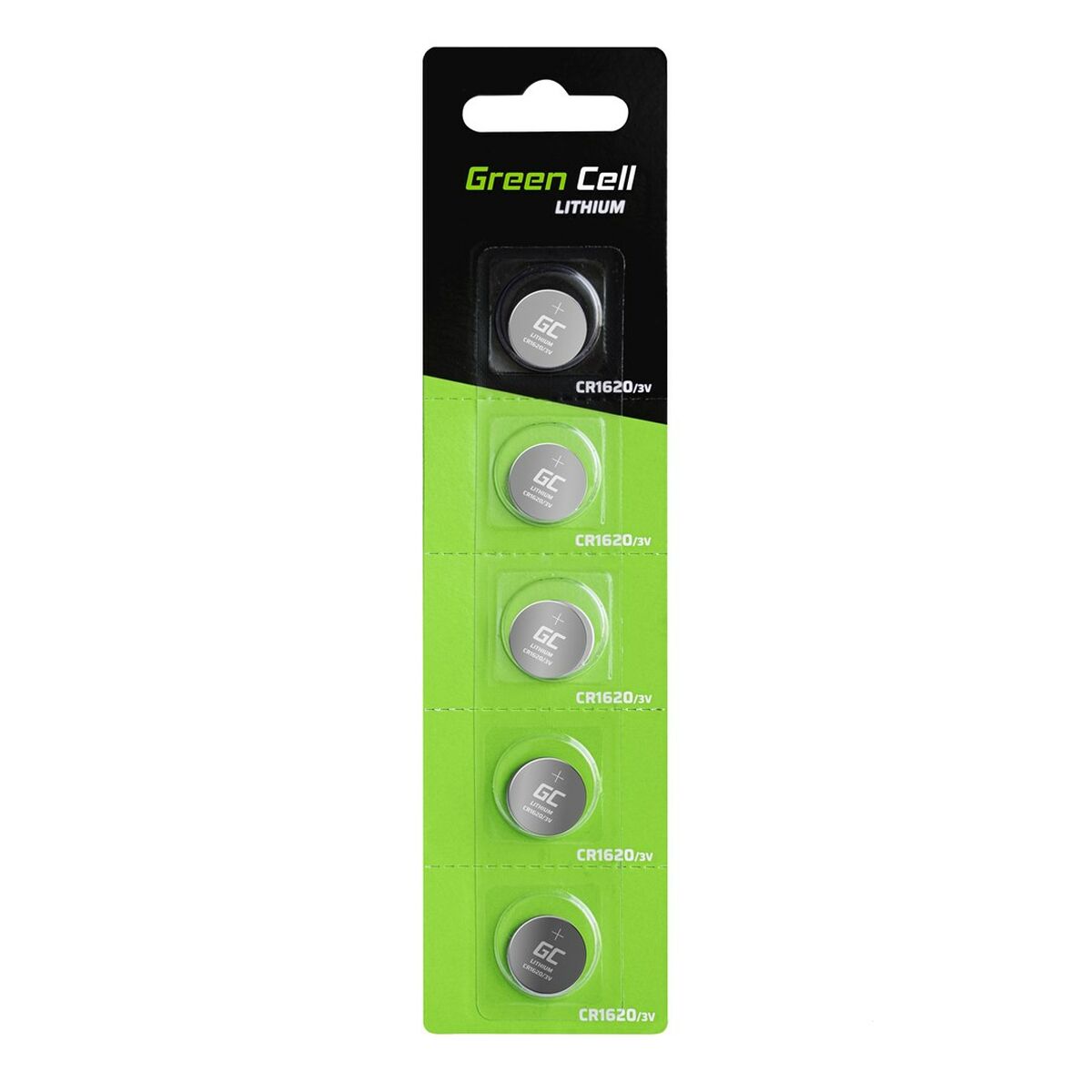 Lithium Battery Green Cell XCR03 70 mah 3 V (5 Units)