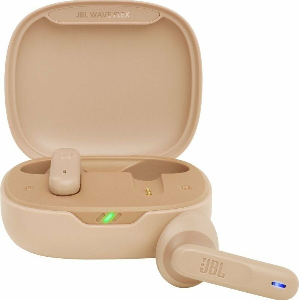 Wireless Earphones with Charging Case JBL Wave Flex Beige