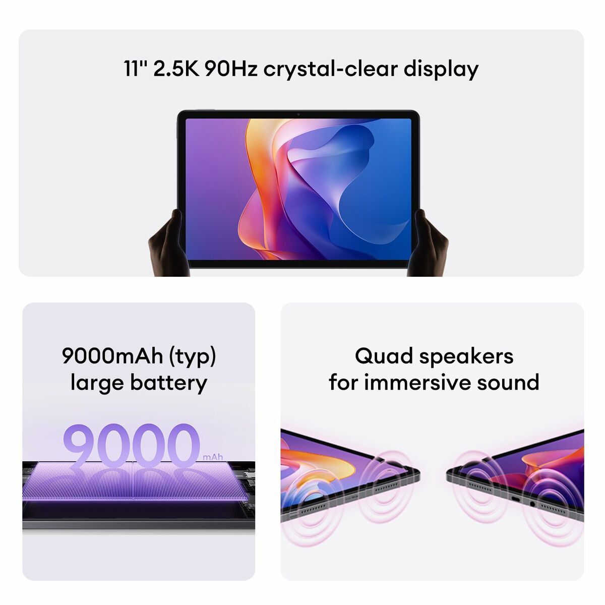 Tablet Xiaomi 25040RP0AG 11" Octa Core 8 GB RAM 256 GB Grey