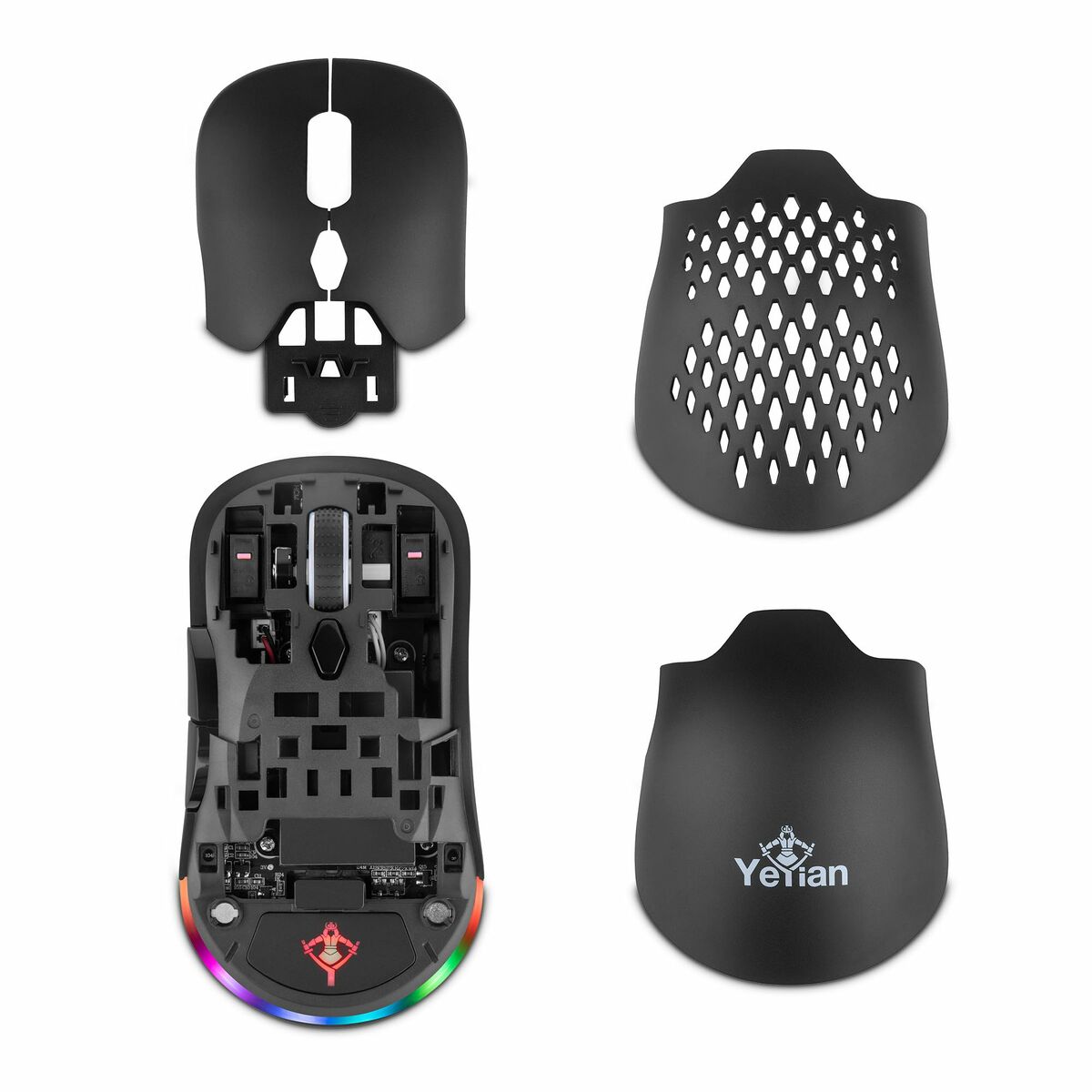 Gaming Mouse Yeyian Multicolour