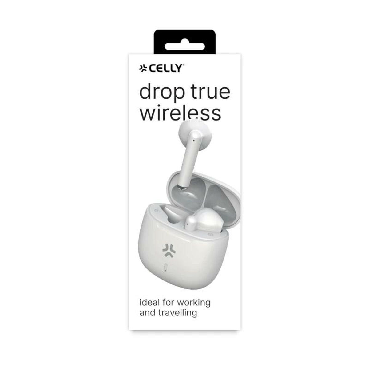 Bluetooth Headset with Microphone Celly BUZ2 White