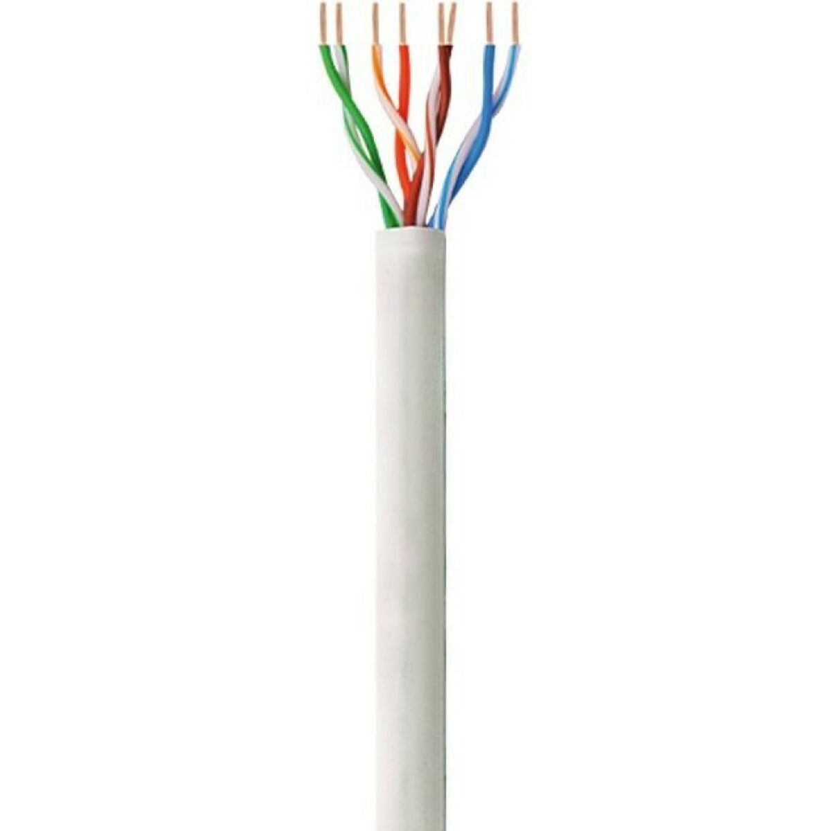UTP Category 6 Rigid Network Cable Techly ITP9-FLU-0305 Grey 305 m