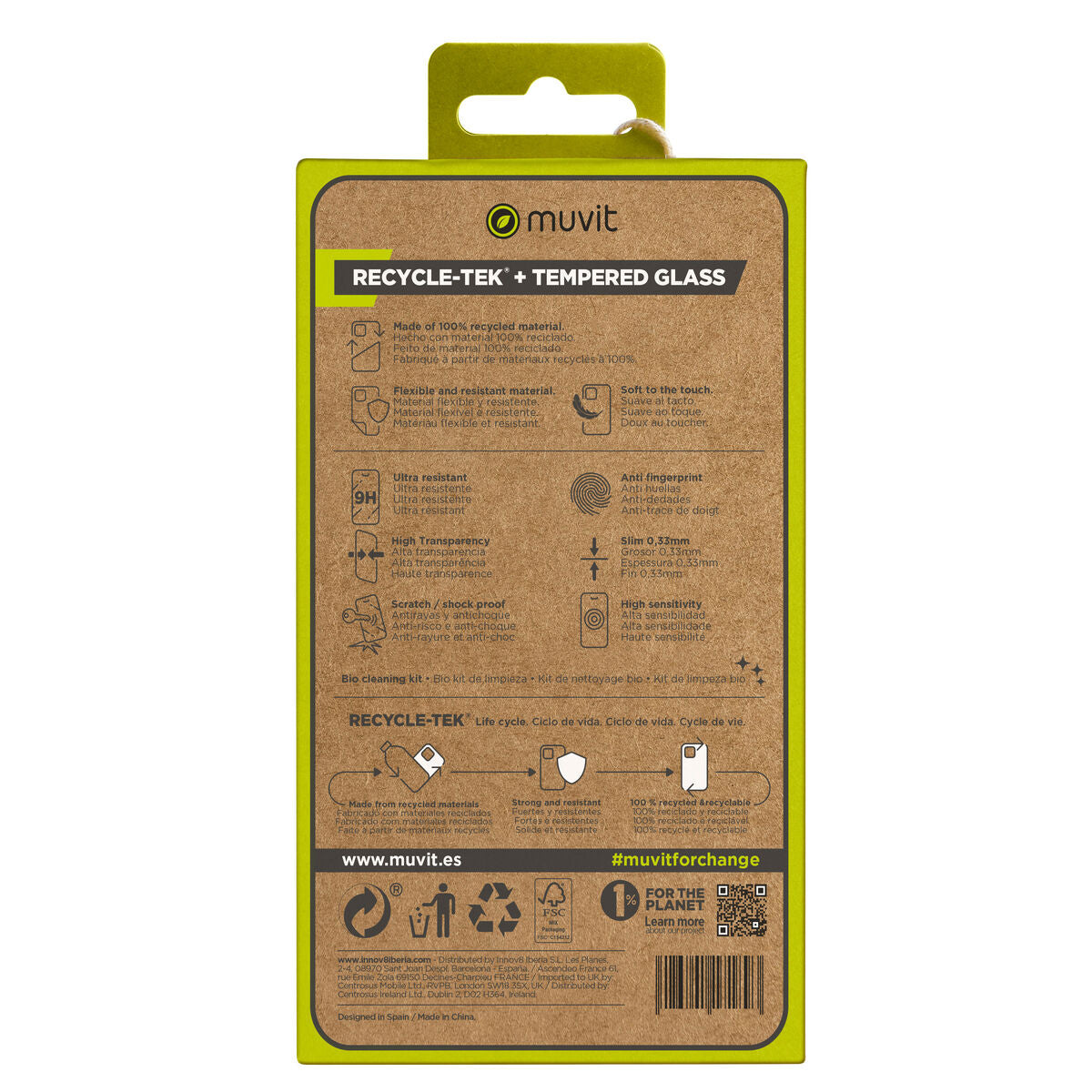 Mobile Case and Protector Muvit for Change iPhone 15 Pro Max