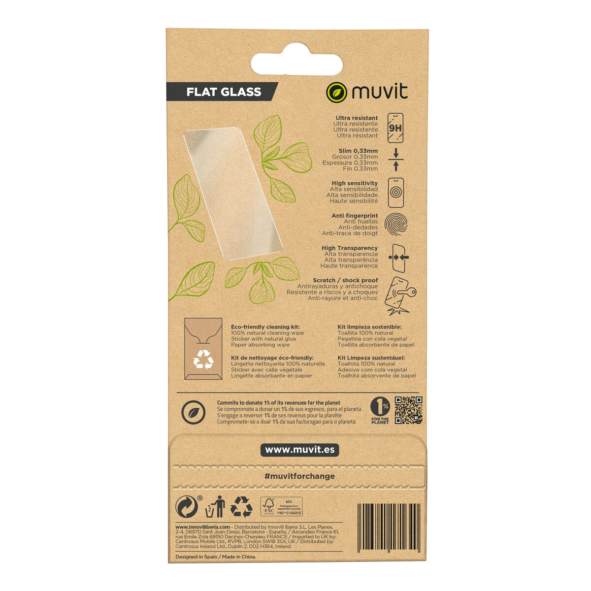 Mobile Screen Protector Muvit for Change Oppo A78 5G/A58 5G