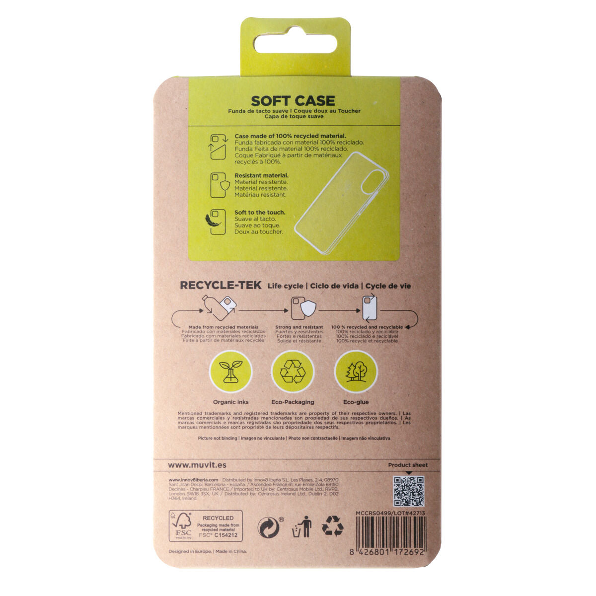 Mobile cover Muvit for Change Oppo A38 4G OPPO A38