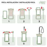Waterproof case Myway Floating Black Universal 7,2" (7")