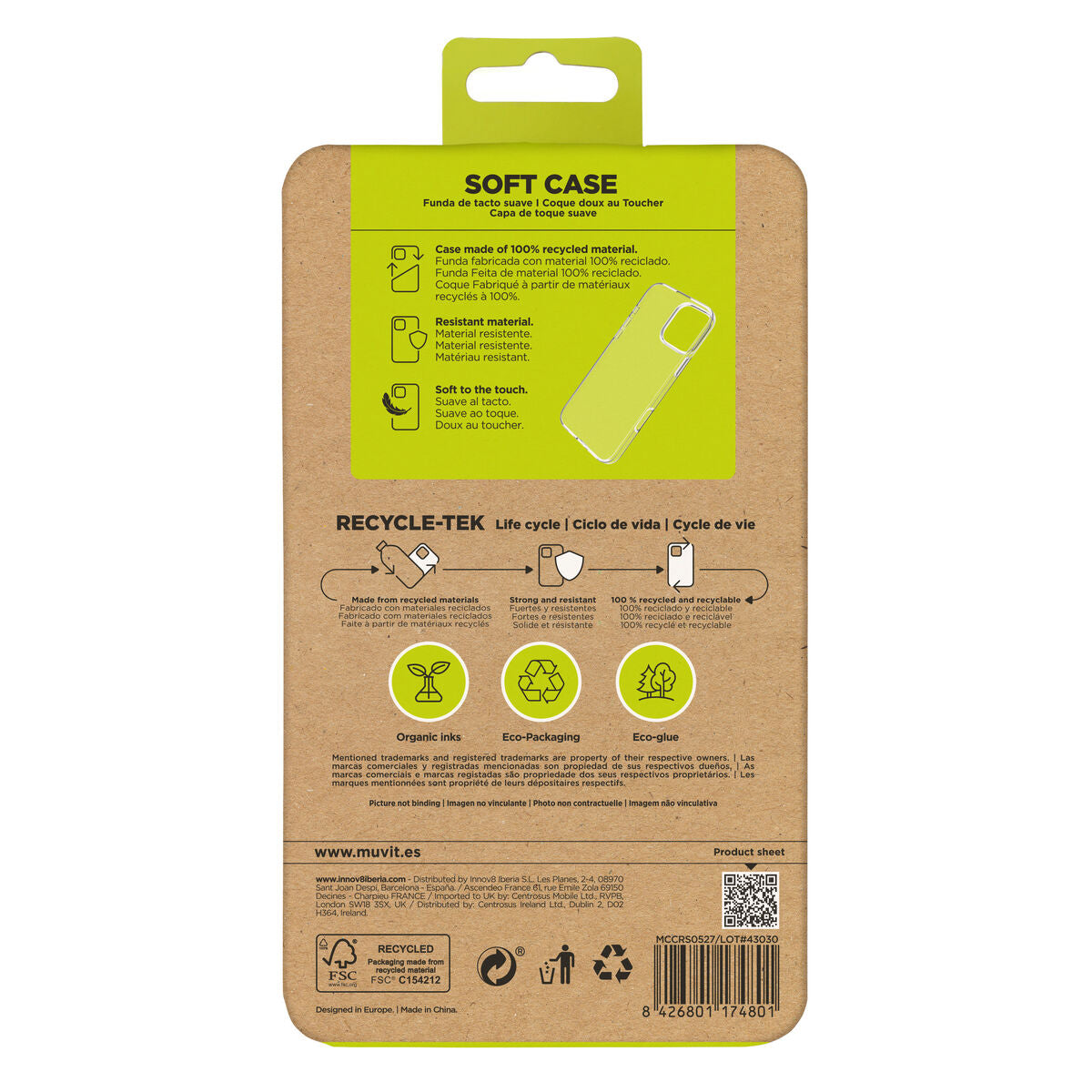 Mobile cover Muvit for Change iPhone 16 Pro Max