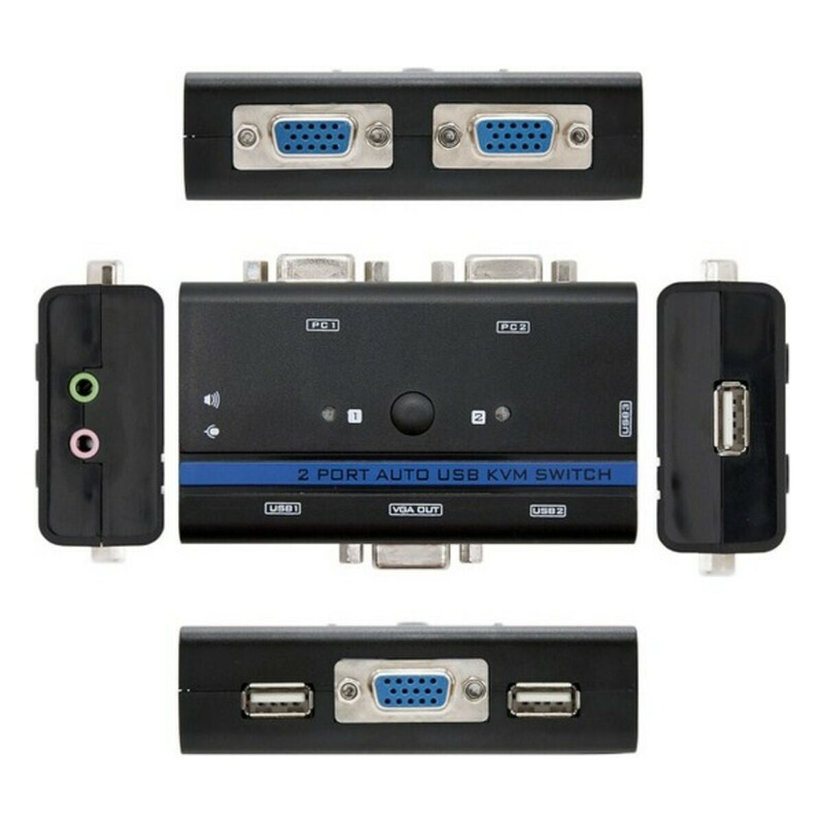 KVM switch NANOCABLE 10.12.0001 1,4 m