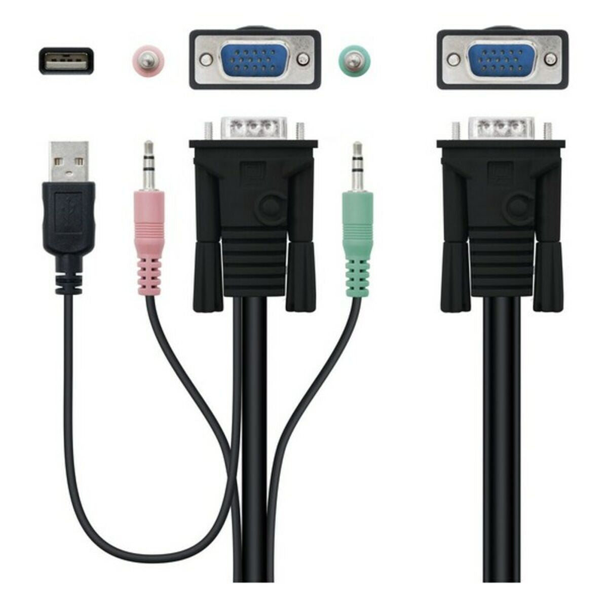 KVM switch NANOCABLE 10.12.0001 1,4 m