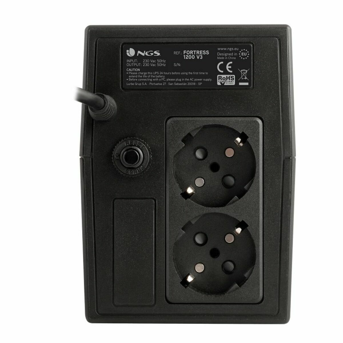 Uninterruptible Power Supply System Interactive UPS NGS FORTRESS 1200 V3 800 VA