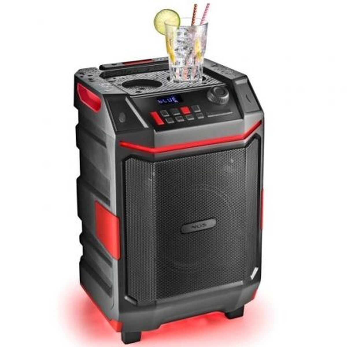 Portable Bluetooth Speakers NGS WILDBASH Black 50 W