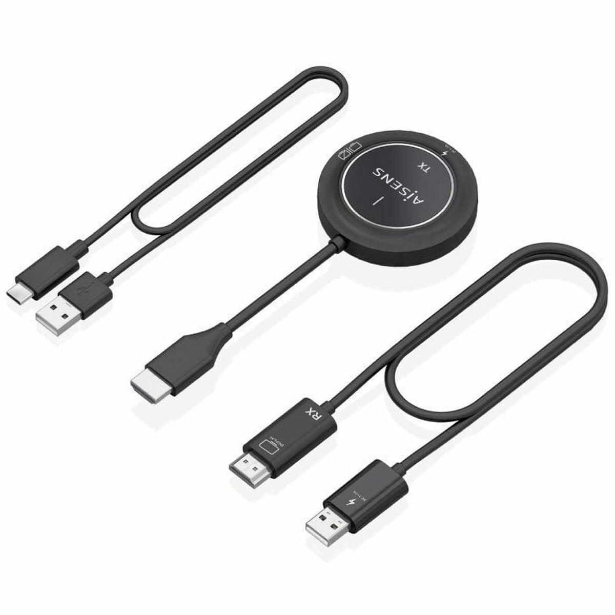 HDMI Cable Aisens ASWL-H2K30M002-BK Black