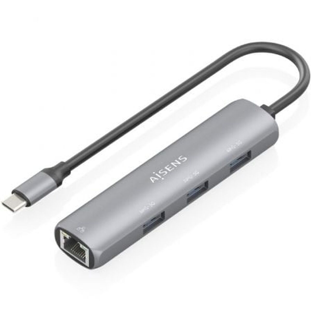 USB Hub Aisens ASUC-4P038-GR Grey