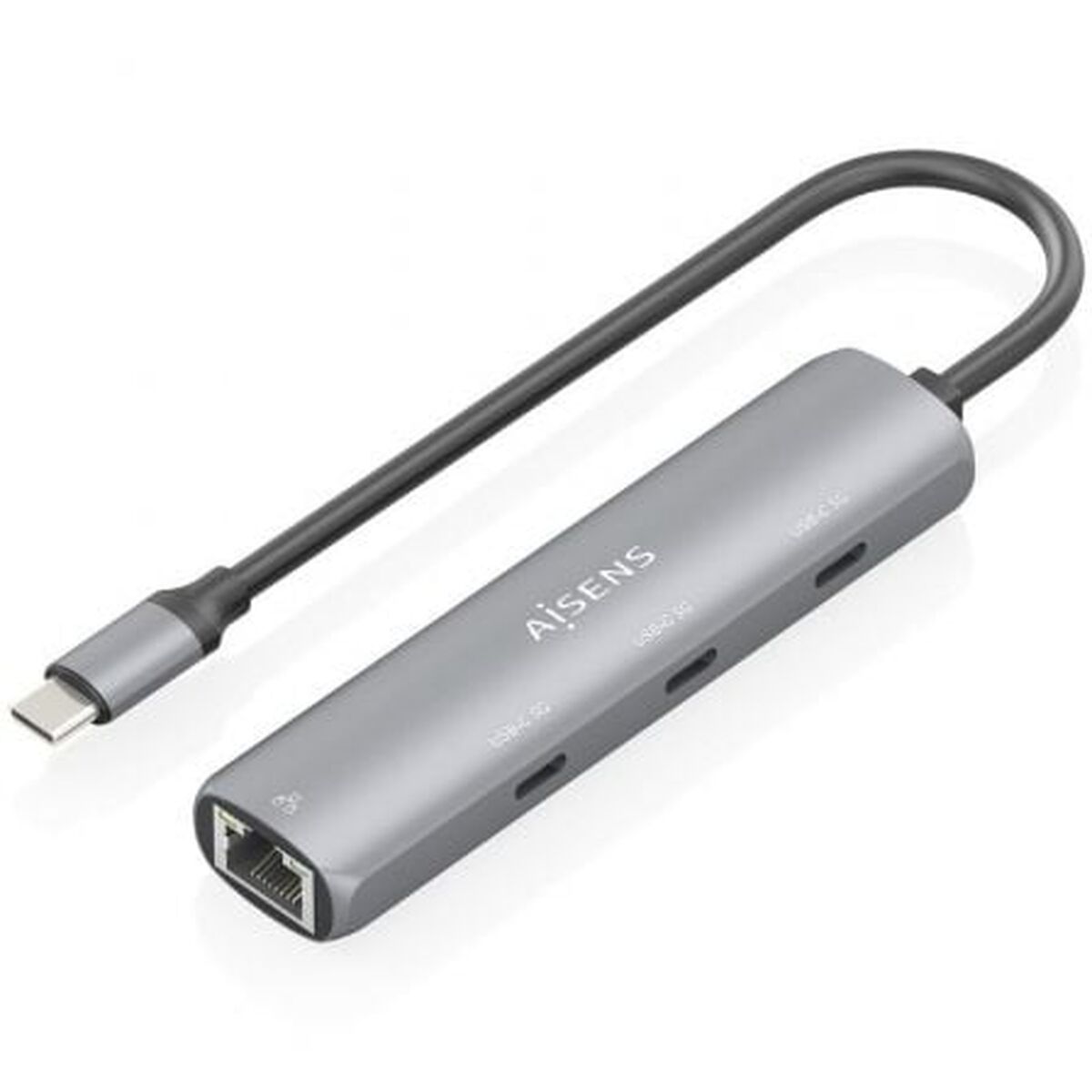 USB Hub Aisens ASUC-4P041-GR Grey