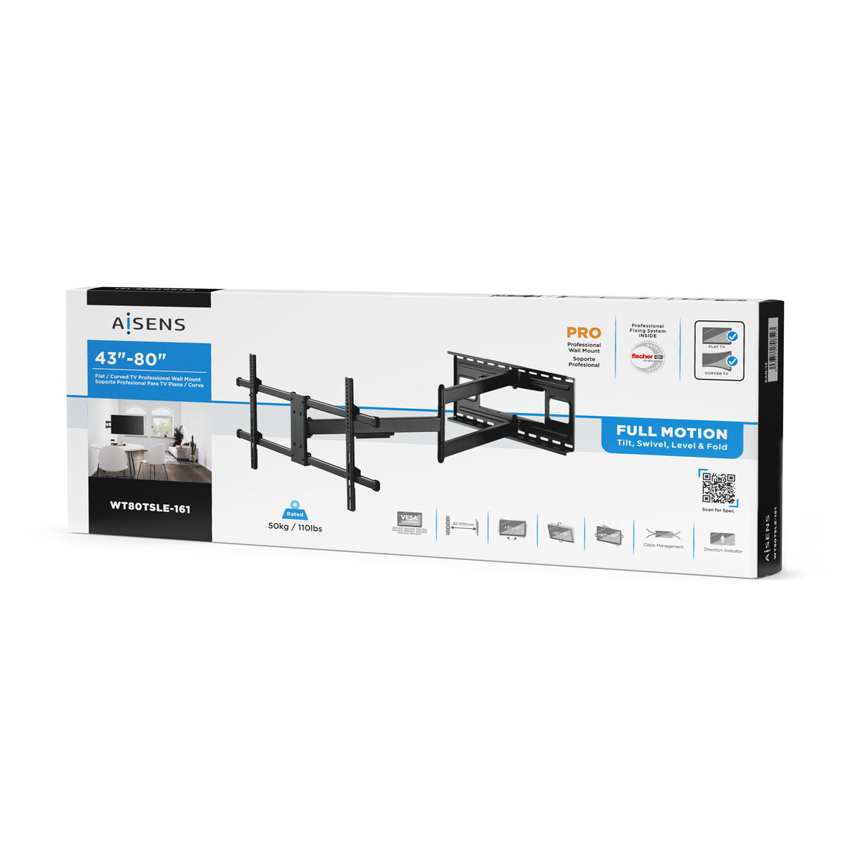 TV Mount Aisens WT80TSLE-161 43" 80" 50 kg