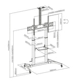 Trolley Aisens FT100TE-171 60" 100"