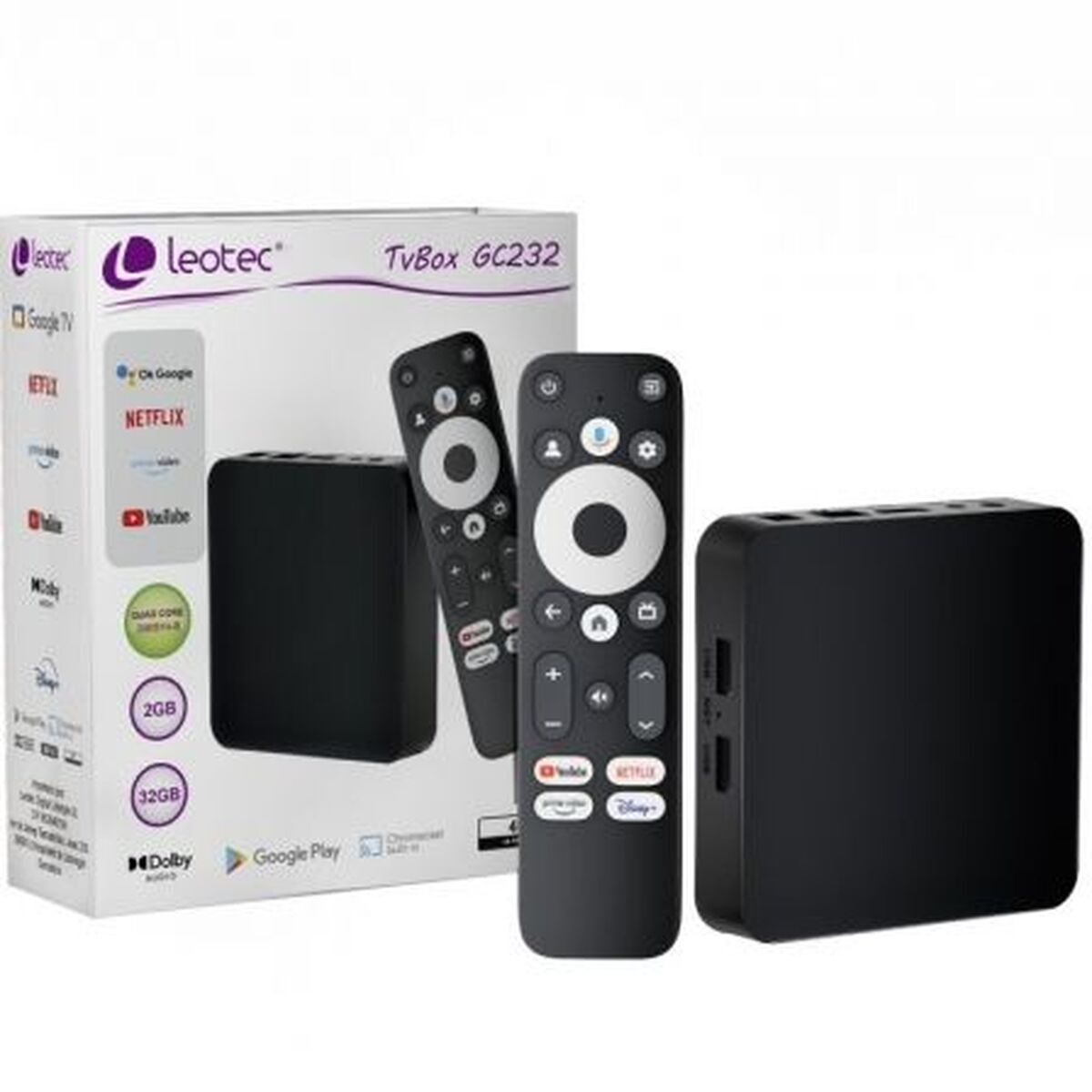 Smart TV LEOTEC LETVBOXGC06 4K Ultra HD