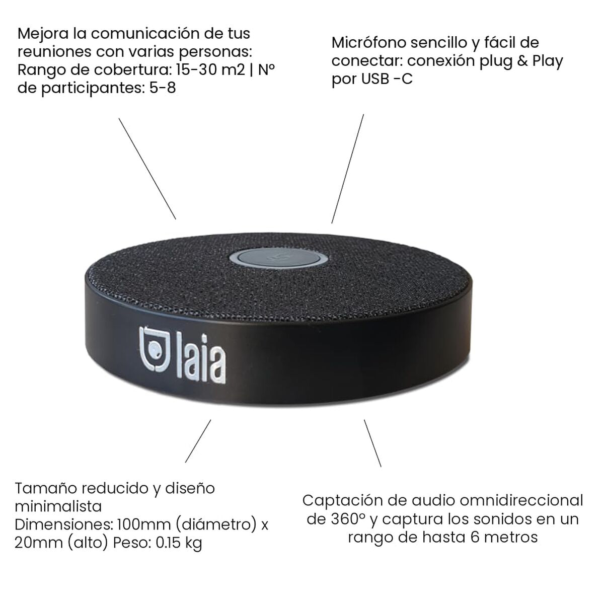 Microphone Laia BHM Black
