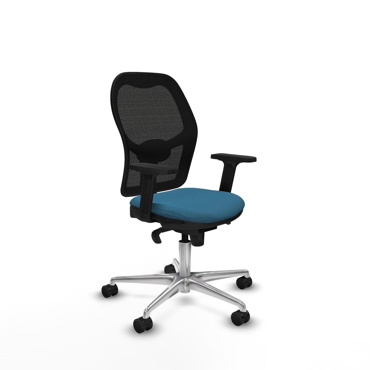 Gaming Chair Piqueras y Crespo 2D086N0 Black Petroleum green