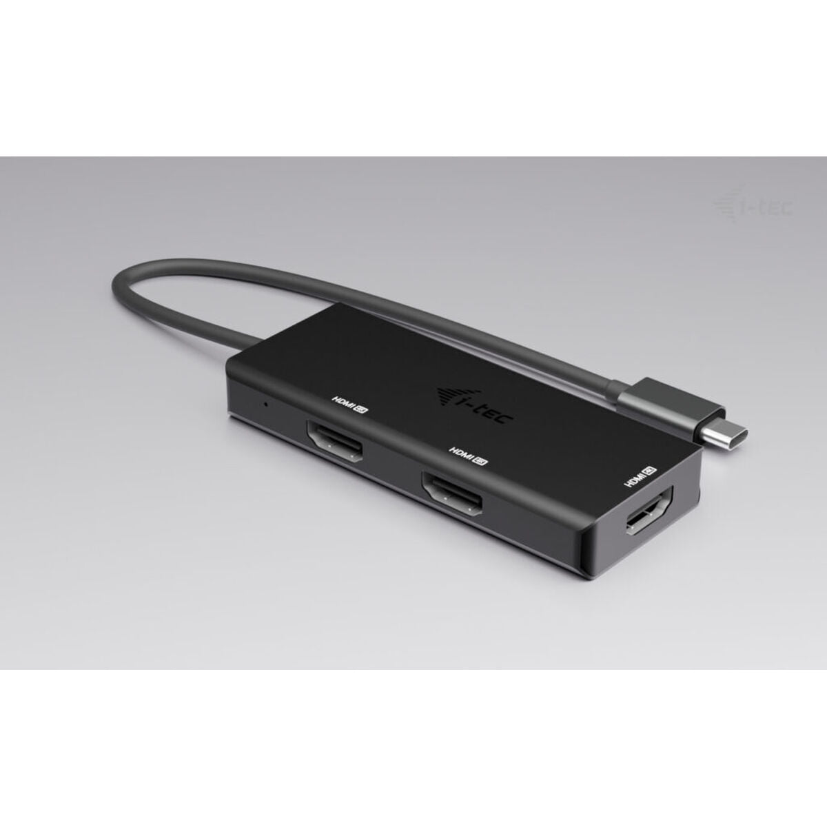 USB Hub i-Tec C31TRIPLE4KHDMIPD Black