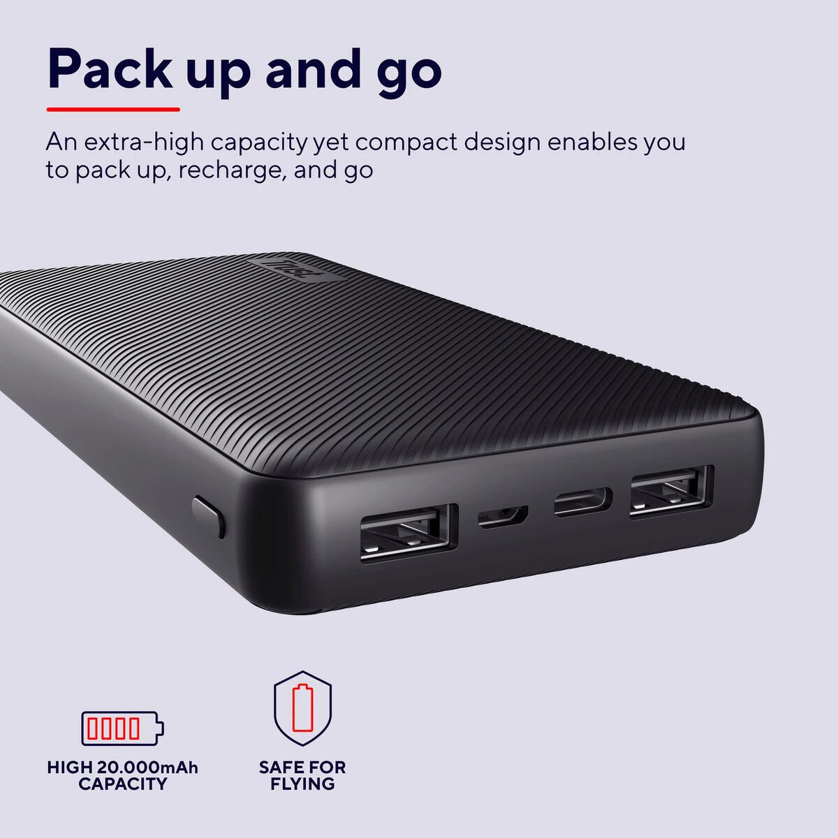 Power Bank Trust Primo Black 20000 mAh