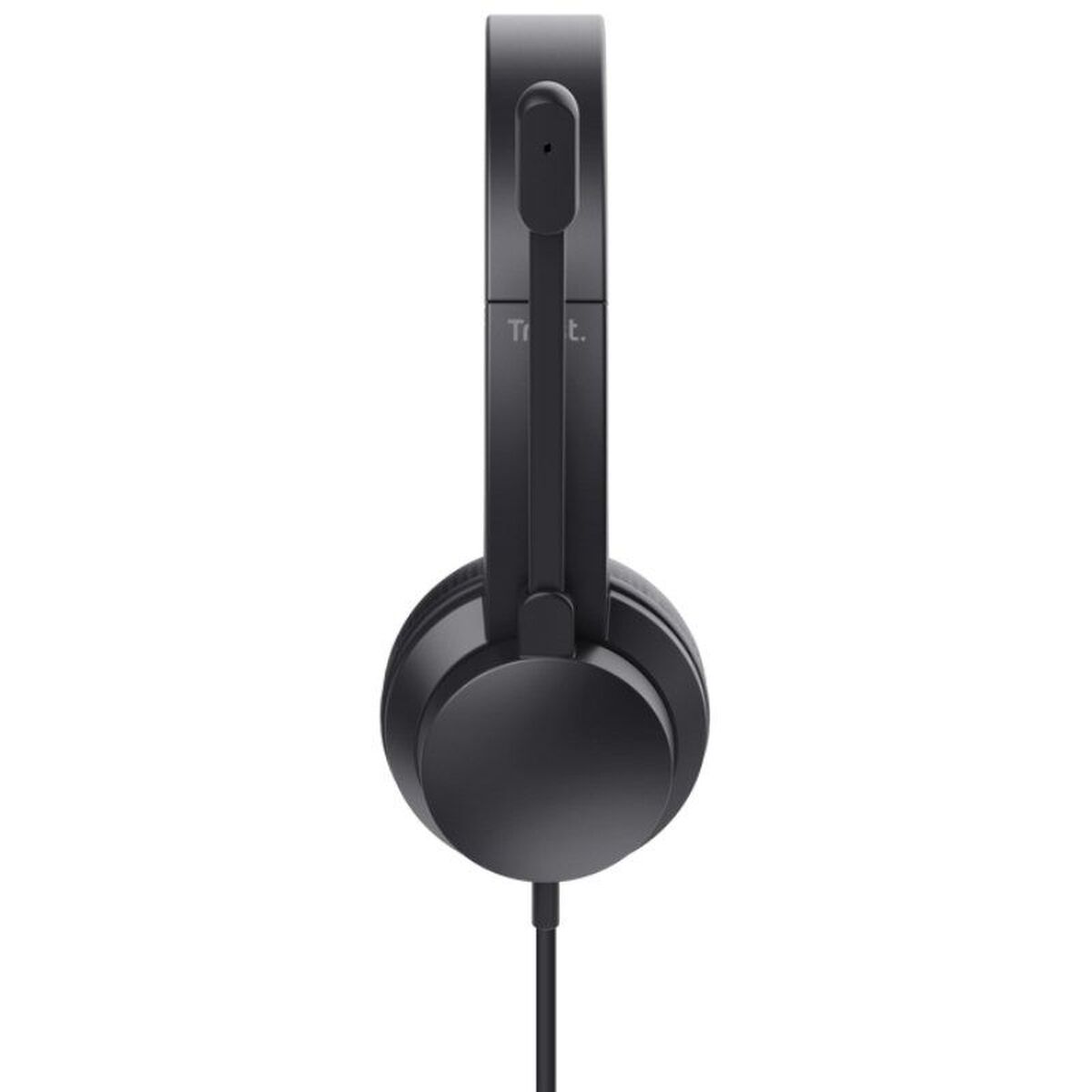 Headphones with Microphone Trust 25087 Black