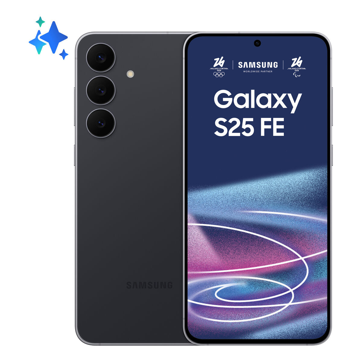 Smartphone Samsung Galaxy S25 FE Octa Core 8 GB RAM 128 GB Black 6,7"