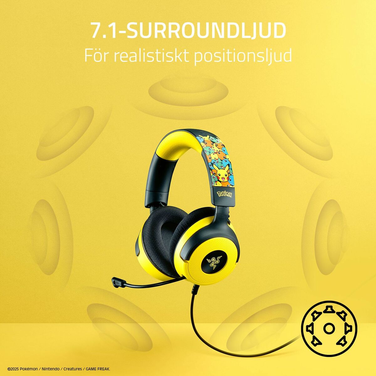 Headphones Razer RZ04-05180300-R3M1 Multicolour