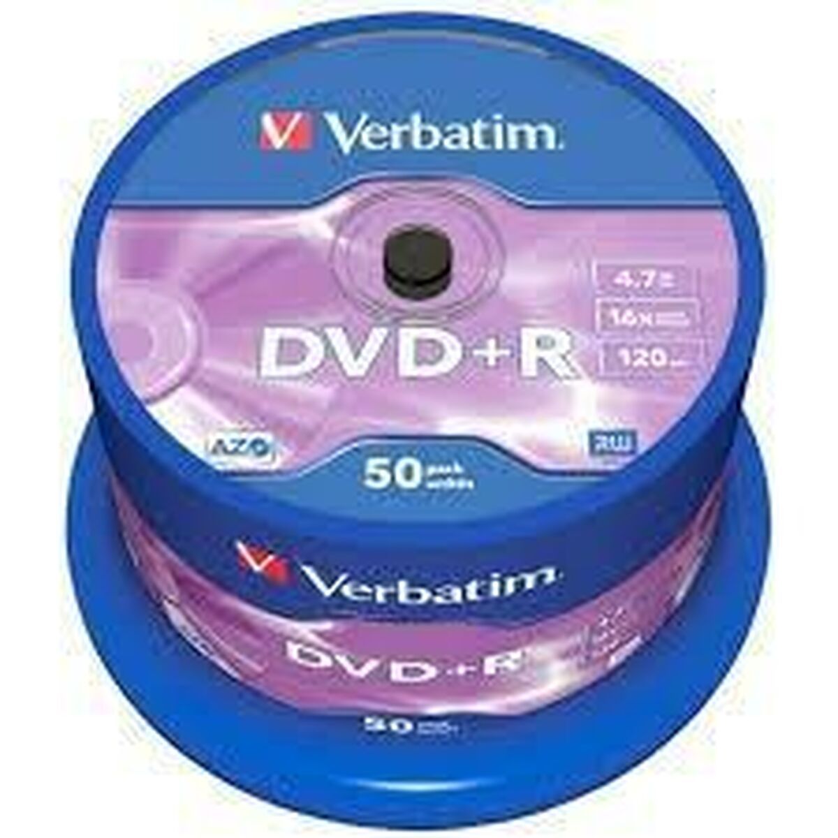DVD+R Verbatim 4,7 GB 16x 50 Pieces (4 Units)