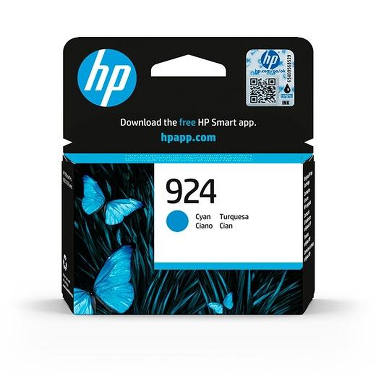 Original Ink Cartridge HP Nº 924 Cyan (60 Units)