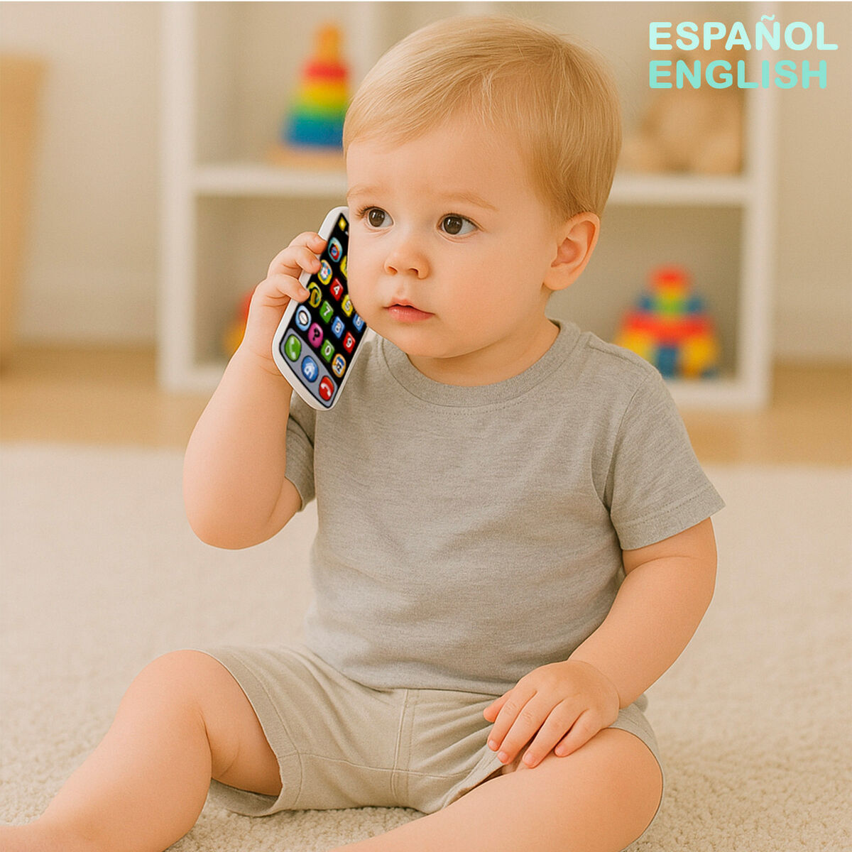 Toy telephone PlayGo 7 X 11 X 2 CM (6 Units)